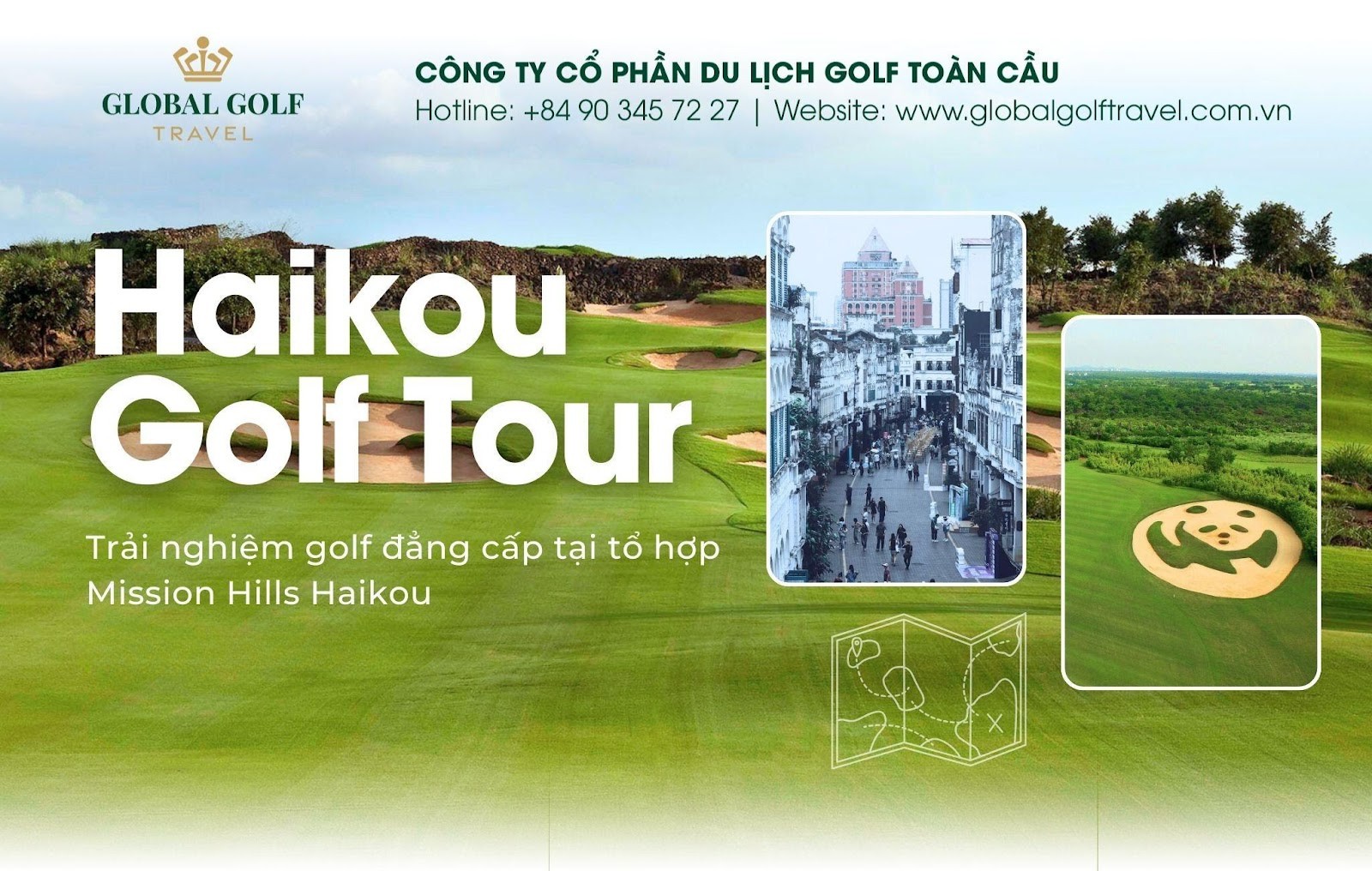 Golf tại đảo Hải Nam - Tour golf Mission Hills Hải Khẩu 5 sao