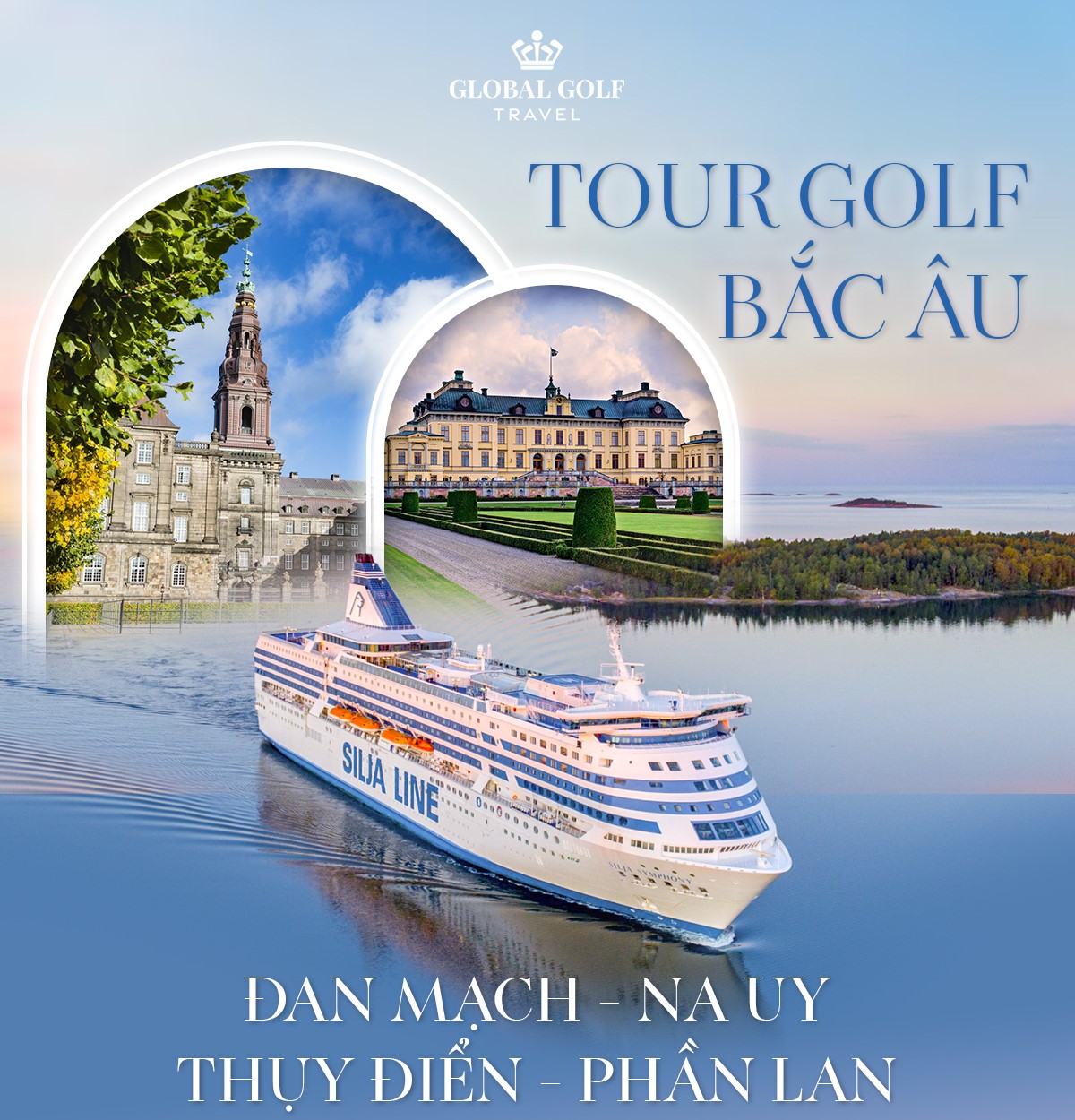 Tour golf Bắc Âu - Swing giữa đêm trắng mùa hè mát lạnh