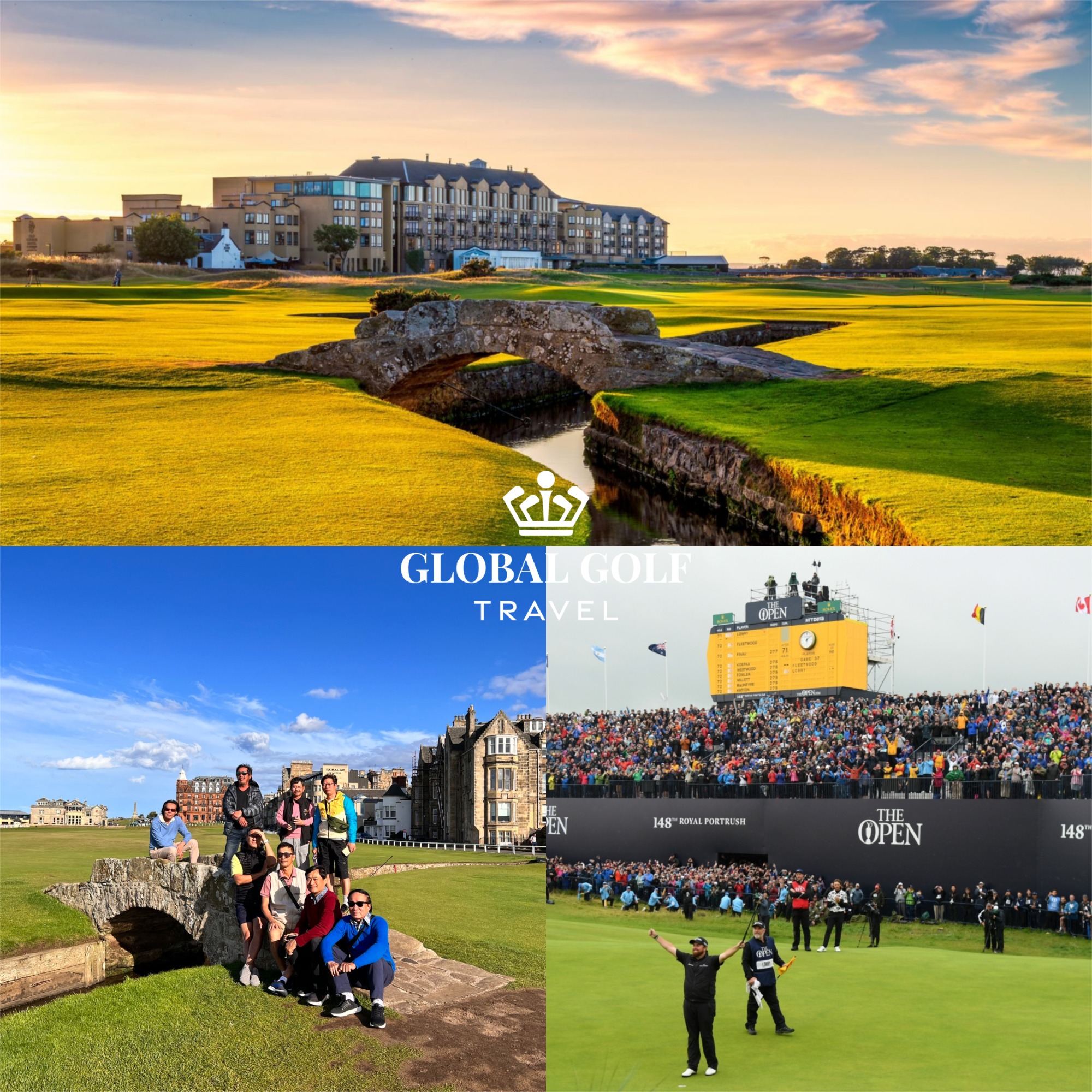 Lịch trình tour golf xem giải