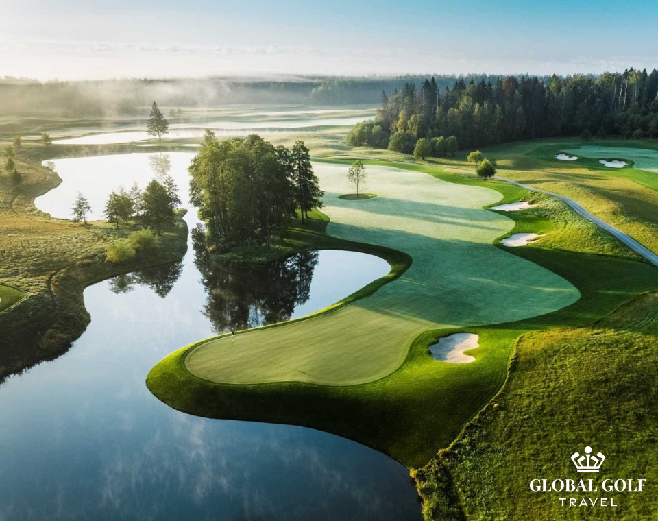 đặt sân golf tại nga